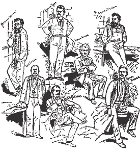 A sketch of the Haymarket Martyrs The Chicago Daily November 11, 1887
