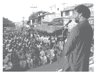 Comrade Dipankar addressing mass meeting at Tirunelveli